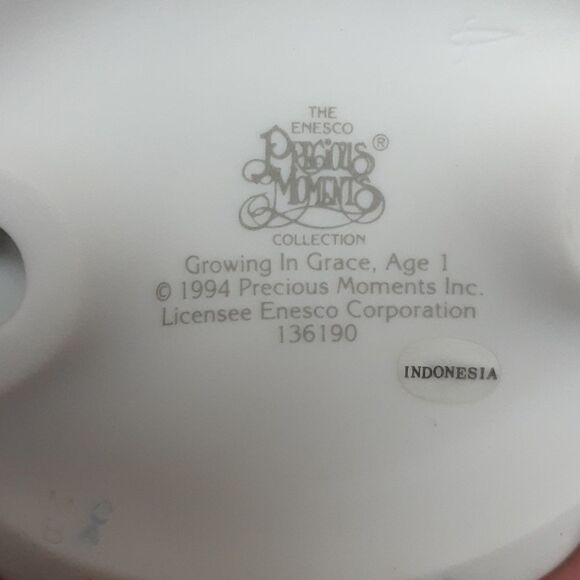 Precious Moments /Homco -First Birthday Boy & boy with sheep - Picture 7 of 9